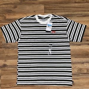 Nike SB short sleeve striped shirt